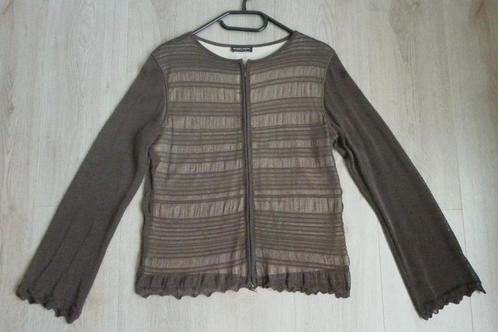 BLACKY DRESS Berlin Prachtig Vestje maat L, Kleding | Dames, Truien en Vesten, Zo goed als nieuw, Maat 42/44 (L), Bruin, Ophalen of Verzenden