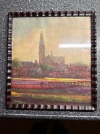 Albert Hemelman - Gezicht op Bollenvelden Lisse 1932, Ophalen of Verzenden