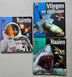 Insiders boeken Ruimte Vliegtuigen en Haaien, Boeken, Kinderboeken | Jeugd | onder 10 jaar, Ophalen of Verzenden, Zo goed als nieuw