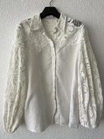 Dorothee Schumacher witte blouse bijzondere mouw, Maat 38/40 (M), Verzenden, Wit, Zo goed als nieuw