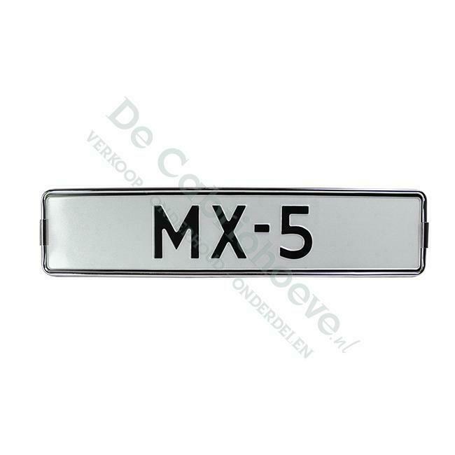 MX5 Kentekenplaathouder chroom, Auto-onderdelen, Overige Auto-onderdelen, Nieuw