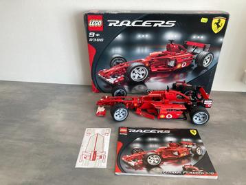 Lego 8386 Racers Ferrari F1 Racer 1:10 met doos beschikbaar voor biedingen