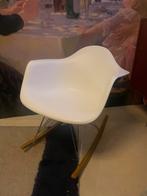 Origineel VITRA RAR Eames schommelstoel, Huis en Inrichting, Stoelen, Kunststof, Wit, Ophalen of Verzenden, Zo goed als nieuw