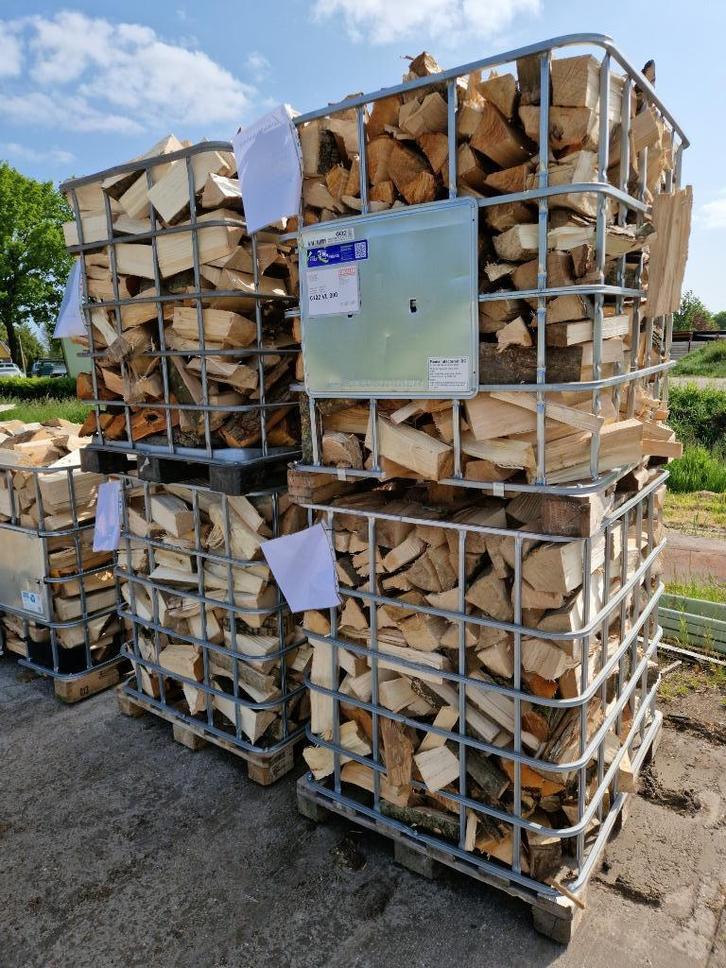 Gekloofd haardhout essen of eiken of naald of gemengd, Tuin en Terras, Haardhout, Blokken, Eikenhout, 6 m³ of meer, Ophalen of Verzenden