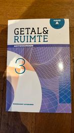 Getal & Ruimte 11e ed antwoorden havo A deel 3, Verzenden, Zo goed als nieuw, Overige niveaus, Nederlands