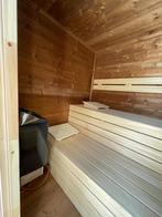 Vierkante thermowood sauna ~ elektrisch & houtgestookt~maat, Ophalen of Verzenden