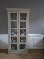 Vitrinekast met glazen deuren, Huis en Inrichting, Kasten | Vitrinekasten, Ophalen, 50 tot 100 cm, 150 tot 200 cm, 25 tot 50 cm