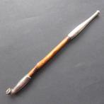 Antieke Chinese Opiumpijp Bamboe & Zilver (19e eeuw), Ophalen of Verzenden