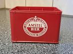Kleine vintage krat Amstel bier voor bierviltjes, Gebruiksvoorwerp, Ophalen of Verzenden, Zo goed als nieuw, N.v.t