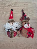 2 leuke kersthangers van stof, Diversen, Kerst, Ophalen