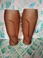 Decoris vaas D 16 H 34,8 cm. Afrikaanse vibe, bruin hoofd, Huis en Inrichting, Woonaccessoires | Vazen, Overige kleuren, ., Nieuw