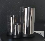 Windlicht rookglas set van 3, Huis en Inrichting, Woonaccessoires | Kandelaars en Kaarsen, Ophalen of Verzenden, Overige materialen