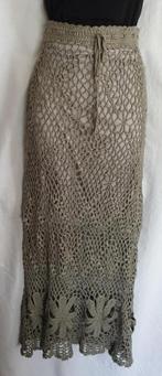 Aparte lange gehaakte grijze rok mt M/L merk Ambika, Kleding | Dames, Rokken, Maat 38/40 (M), ., Ophalen of Verzenden, Zo goed als nieuw
