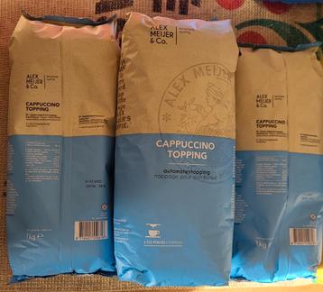 5x 1 kg cappuccino topping koffiemelk melkpoeder  beschikbaar voor biedingen