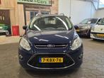 Ford Grand C-Max 1.0 Titanium/AIRCO/CRUISE/BOEKJES/, Voorwielaandrijving, Zwart, Blauw, Origineel Nederlands