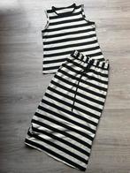SHEIN gestreepte jurk - Maat S, Kleding | Dames, Jurken, Zwart, Ophalen of Verzenden, Zo goed als nieuw, Knielengte