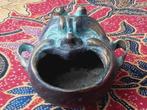 Mooie antieke wierookbrander uit Indonesië van brons 8 cm., Antiek en Kunst, Ophalen of Verzenden