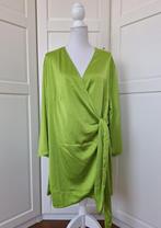 H&M nieuwe lime groene satijnen overslag tuniek jurk XL XXL, H&M, Maat 46/48 (XL) of groter, Nieuw, Ophalen of Verzenden