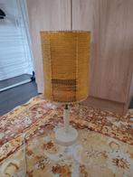 Mooie vintage lamp okergeel in goede staat, Ophalen of Verzenden, Zo goed als nieuw, Minder dan 100 cm
