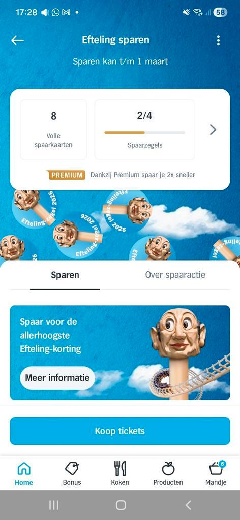 Efteling zegels - Spaaractie 2026, Verzamelen, Supermarktacties, Albert Heijn, Ophalen