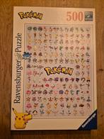 Pokemon puzzel 500 stukjes, Ophalen of Verzenden, 500 t/m 1500 stukjes, Zo goed als nieuw