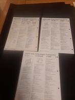 Volkswagen transporter technische kaarten, Auto diversen, Handleidingen en Instructieboekjes, Ophalen of Verzenden