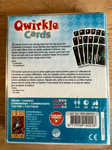 Qwirkle Cards - Nieuw in folie! beschikbaar voor biedingen