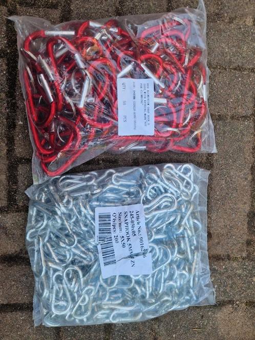 Aluminium karabijnhaken, Hobby en Vrije tijd, Overige Hobby en Vrije tijd, Zo goed als nieuw, Ophalen of Verzenden