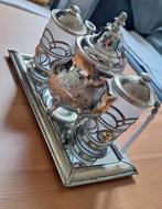 Arabiche theepotje met glazen, Huis en Inrichting, Woonaccessoires | Dienbladen, Ophalen, Zo goed als nieuw, Rond, Overige materialen