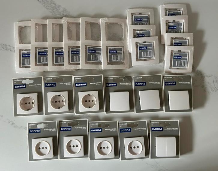 Gamma Ventoux Schakelmateriaal, Doe-het-zelf en Verbouw, Elektra en Kabels, Nieuw, Schakelaar, Ophalen of Verzenden