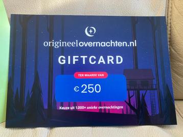 Vakantie waardebon origineel overnachten beschikbaar voor biedingen