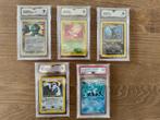Pokemon vintage slabs zie omschrijving, Hobby en Vrije tijd, Foil, Zo goed als nieuw, Meerdere kaarten, Verzenden