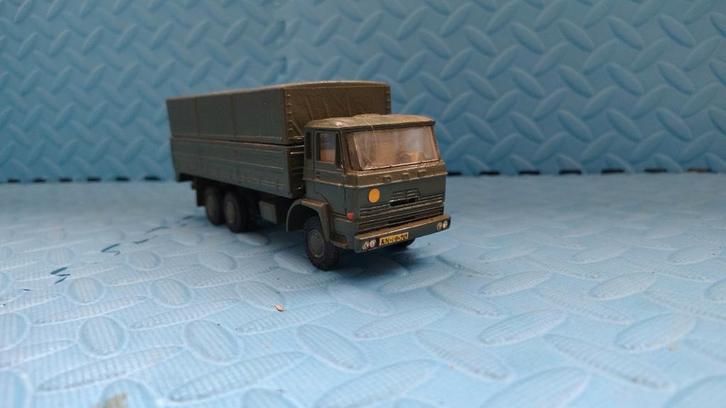 DAF Defensie, Hobby en Vrije tijd, Modelauto's | 1:50, Gebruikt, Bus of Vrachtwagen, Lion Toys, Ophalen of Verzenden