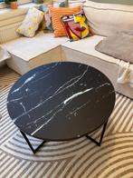 Glass coffee table 90cm dia., Ophalen, 50 tot 100 cm, 50 tot 75 cm, Rond