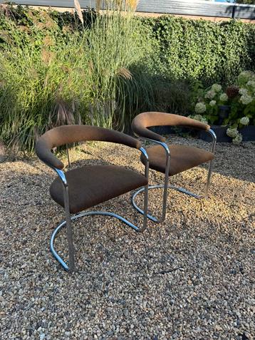 2 Thonet S 411 Anton Lorenz Stoelen - Vintage Design beschikbaar voor biedingen