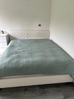 Tweepersoonsbed - Comfortabel en Stijlvol!, Wit, Tweepersoons, Ophalen of Verzenden, Zo goed als nieuw