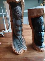 Houten Afrikaanse Beelden Set, Ophalen