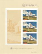 Azoren Postzegelblokje Telecommunicatie Uitgave 1983, Verzenden, Portugal