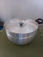 Alumium groot pan met deksel nw, Tuin en Terras, Waterpartijen en Fonteinen, Ophalen of Verzenden, Zo goed als nieuw, Waterornament