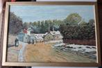 Impressionisme Schilder Thoes., Antiek en Kunst, Kunst | Schilderijen | Klassiek, Ophalen of Verzenden