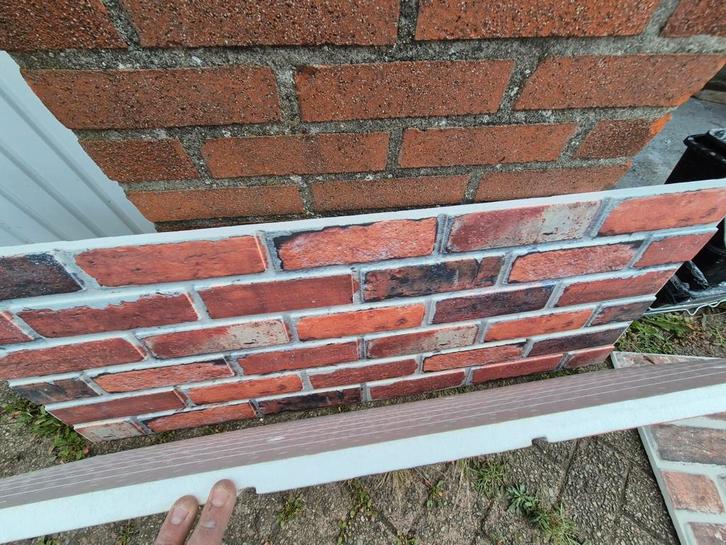 Baksteen Wandpanelen - Zo Goed Als Nieuw, Doe-het-zelf en Verbouw, Platen en Panelen, Zo goed als nieuw, Minder dan 20 mm, Ophalen of Verzenden