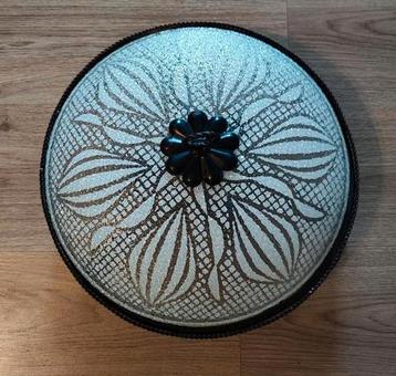 Plafondlamp ijzer en glas beschikbaar voor biedingen