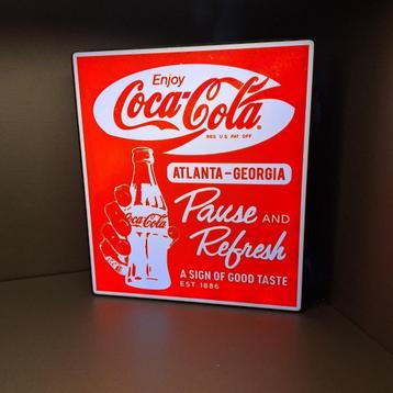 coca cola mancave / bar / kroeg wandlamp beschikbaar voor biedingen