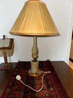 Zeer nette vintage lamp met marmeren voet, Ophalen of Verzenden, Zo goed als nieuw, 50 tot 75 cm