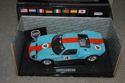 1:18 FORD GT #4 GULF COLOURS Beanstalk diecast in box WRH, Hobby en Vrije tijd, Modelauto's | 1:18, Zo goed als nieuw, Auto, Overige merken