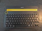 Logitech K480 Bluetooth Toetsenbord, Gebruikt, Logitech, Azerty, Ophalen of Verzenden