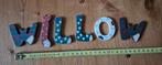 'Willow'  Houten letters Appletree, Ophalen of Verzenden, Zo goed als nieuw, Wanddecoratie