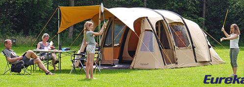 grote tunneltent Eureka energy vision, Caravans en Kamperen, Tenten, tot en met 6, Zo goed als nieuw, Ophalen of Verzenden