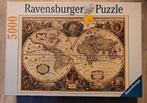 Ravensburger Antieke Wereldkaart puzzel van 5000 stukjes, Hobby en Vrije tijd, Denksport en Puzzels, Ophalen of Verzenden, Meer dan 1500 stukjes