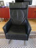 design stoel Madonna,  leer met chroom, ontw. Gerard vd Berg, Ophalen